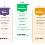Gráfico Cuadro Comparativo Planes y Precios Moderno Negro
