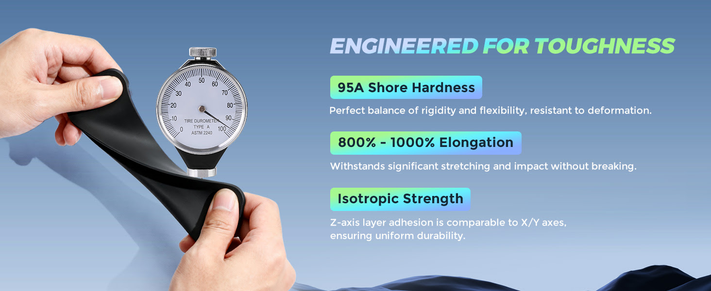 Filamento TPU 95 - Flashforge 12 Carrousel 6